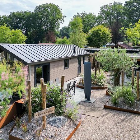 Modern Ingericht Chalet Op Groen Park Op De Veluwe Epe Dış mekan fotoğraf