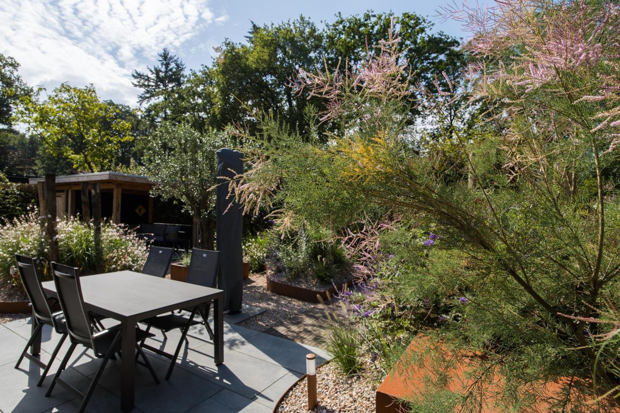 Modern Ingericht Chalet Op Groen Park Op De Veluwe Epe Dış mekan fotoğraf