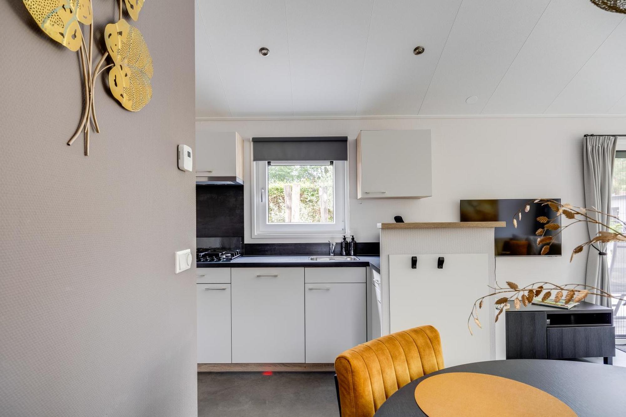 Modern Ingericht Chalet Op Groen Park Op De Veluwe Epe Dış mekan fotoğraf